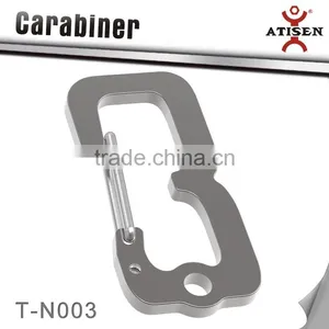 Lucky Number Carabiner Range, Made From Stainless Steel Keychain thumbnail-1