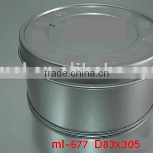 Plain Round Tin Can thumbnail-1