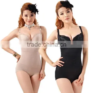 Women Lingeri Bodysuits Shapewear Underwear Plus Size Body Shaper Waist Training Corsets Buckle In The Crotch High-elastic thumbnail-1