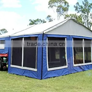 Tent Wholesale 4 Wheel Motorcycle Camper Trailer Tent for Car Roof Top Tent thumbnail-1