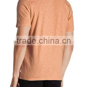 T-shirts 100% Cotton Robert Short Sleeve Slub V-Neck Tee T-shirts T-shirts for Men thumbnail-5