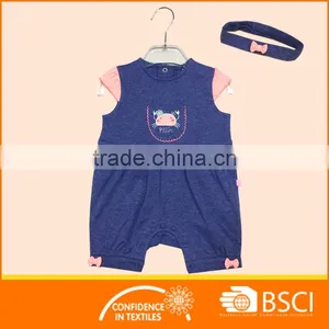Knitted Romper +headband Crochet Baby Romper thumbnail-1