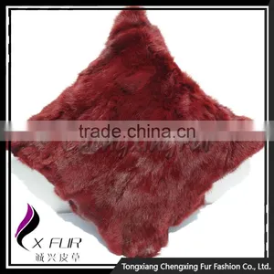 CX-D-17F Excellent Custom Design Rabbit Fur Pillow Cases thumbnail-4