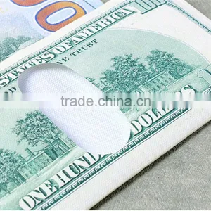 Original Design Durable Funny Banknotes Shaped Wholesale Canvas Wallet thumbnail-5