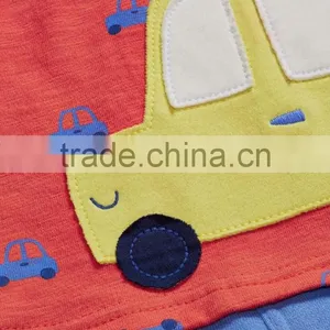 2015 Arrival Stylish Short Sleeve Onesie Bodysuit Newborn Cotton Clothes Baby Onesie thumbnail-3
