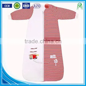 China Applique Wearable Cotton Wholesale Animal Baby Sleeping Bag With Sleeves thumbnail-1