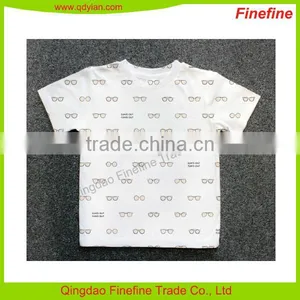 Custom Baby Kids Allover Printed Cotton Jersey Summer T Shirt thumbnail-2