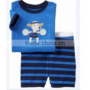S15541A Wholesale Short Sleeve Hot Sale Baby Kids Pajamas thumbnail-1