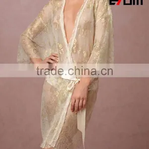 Custom Sexy Robe Kimono Chiffon Robe 2017029 thumbnail-1