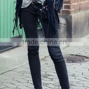 Runwaylover EY0631P Europe Style 2017 Ladies Fashion High Waist Denim Jeans thumbnail-3