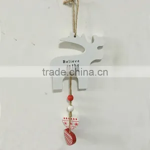 Cute Deer Christmas Decorations For Home Wood Art And Craft thumbnail-2