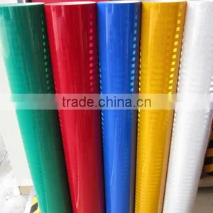 Colorful Self Adhesive Reflective Car Wrap Vinyl for Warning thumbnail-2