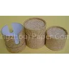 Custom Recycled Paper Tubes With Cutting Insert for Wine Bottoles, Whisky Glass Packing thumbnail-1