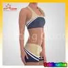 Customize Basketball Cheerleading Wear Blue Cheerleader Costume thumbnail-1