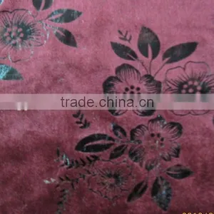 Plain & Embossed Velvet Fabric thumbnail-1