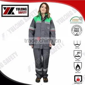 Oeko-tex 100 EN11611 EN11612 Safety Autumn Coveralls for Worker thumbnail-6