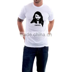 Men's Embroider Low-neck Regular Cut T-shirt thumbnail-3