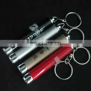 Metal Mini Flashlight Advertisment Projector Keyring thumbnail-5
