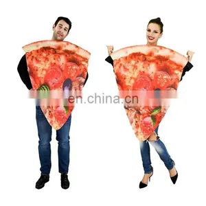 Funny Halloween Carnival Party Food Series Costume Pizza Slice Design thumbnail-3