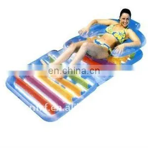 Inflatable Rainbow Pool Floating Mattress thumbnail-1