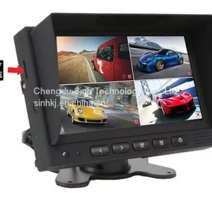 12V or 24V Night Vision Truck Wireless Rear View Camera Trailer Reversing Camera System 7in LCD Monitor thumbnail-2