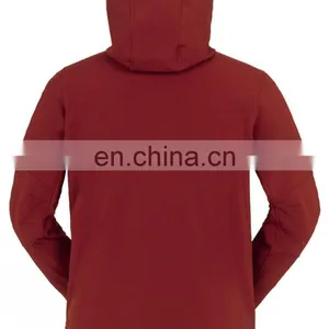 High Quality Nylon Soft Shell Fabric Mens V Neck Golf Jacket With Customized Logo thumbnail-1