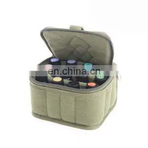 Fashion Good Quality Travelling Soft Waterproof 12 Bottles Essential Oil Bag for Gift thumbnail-3