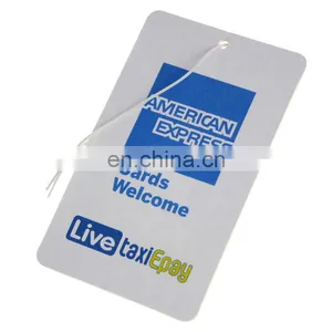 Promotional Die Cut Absorbent Paper Custom Scent Car Air Freshener thumbnail-2