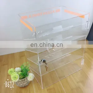 2017 New Product Clear Acrylic Display Box, File Organizer thumbnail-3