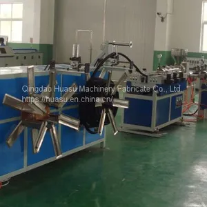 High Quality HDPE Single Wall Corrugated Pipe Extrusion Line Machinery thumbnail-2