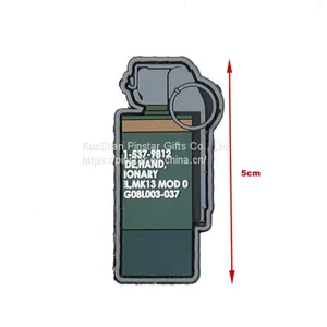 High Quality Embossed Soft PVC Patch Custom Rubber Patches thumbnail-1