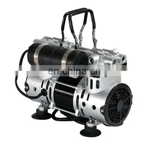 New Design Silent Oil Free Piston Portable Vacuum Pump for Fish Farming Tank thumbnail-3