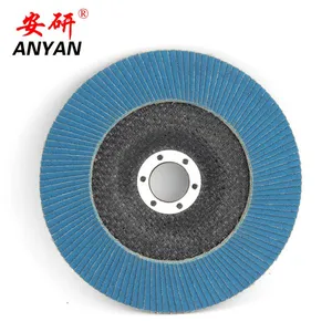 Flap Discs 4.5 Inch 115x22 mm Zirconia Alumina Metal Abrasive Flap Disc thumbnail-1