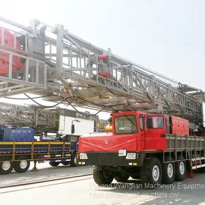 XJ850 850HP XJ1000 1000HP Heavy Duty Truck-Mounted Drilling and Workover Rig for Oil Field thumbnail-3