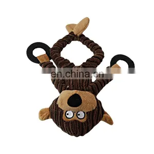 Squeaky Pet Product Lovable Animal Sound Plush Dog Toy thumbnail-4