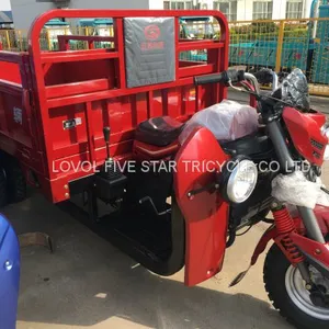 Gasoline Tricycle Double Shock Absorber Trike Three Wheeler Cargo Loader thumbnail-3