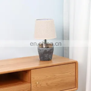 Top Sale European Hotel Bedside Light Custom Logo Home Decor Antique Ceramic Lamp thumbnail-1