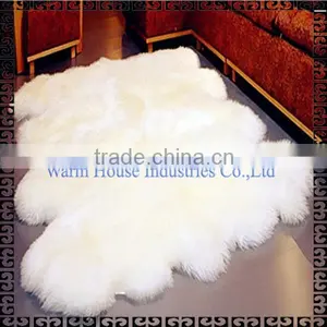 Natural Color Sheepskin Rugs Cheap Wholesale Area Rugs/Sheepskin Wholesale Rug/Sheepskin Rugs Quality Choice thumbnail-1