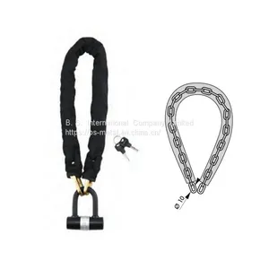 Chain Lock +U Lock Joint Lock Zinc Plated Steel Chain Lock thumbnail-1