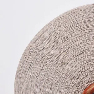 Manufacturers Supply Ne7s Light Gray 40/60 TC Polyester Cotton Yarn for Gloves thumbnail-3