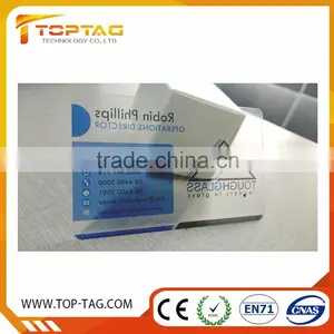 Plastic Mirror Business Cards Cheap , Clear Frosted Plastic Business Cards thumbnail-4