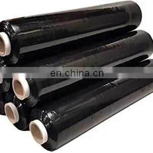 HOT SALE Black LLDPE Stretch Film Pallet Wrap Film High Quality Strech Wrap thumbnail-5