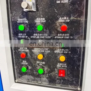 Horizontal Vertical Burning Combustion Flame Test Chamber Flammability Tester For Plastic thumbnail-5