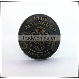 New York Club Macanudo Antique Custom Retail Cufflinks Stainless Steel Cufflink Blanks Cufflink Manufacturer thumbnail-1