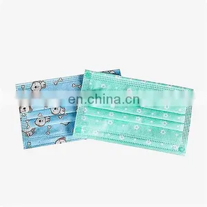 Factory Supply Discount Price 3 Ply Kids Disposable Face Mask Medical On Sales thumbnail-1