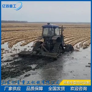 Tractor Modification With Triangular Track Wheels for Smooth Anti Slip on Muddy Ground thumbnail-4