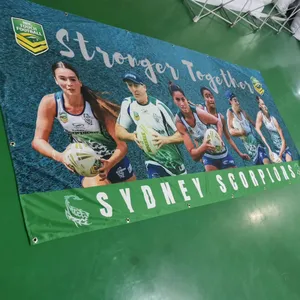 Customized Fabric Banner With Grommets thumbnail-1