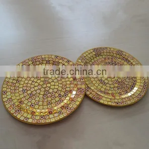 Silver Paper Mosaic Plates thumbnail-1
