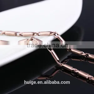 2015 China Supplier Jewellery Fashion Ornate Jewelry Chain Decorative Chain & Coffee Gold Plated Link Chain thumbnail-3