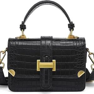 Women's Small Classy Crossbody Purse Top Handle Handbags Leather Satchel Bags for Women thumbnail-1